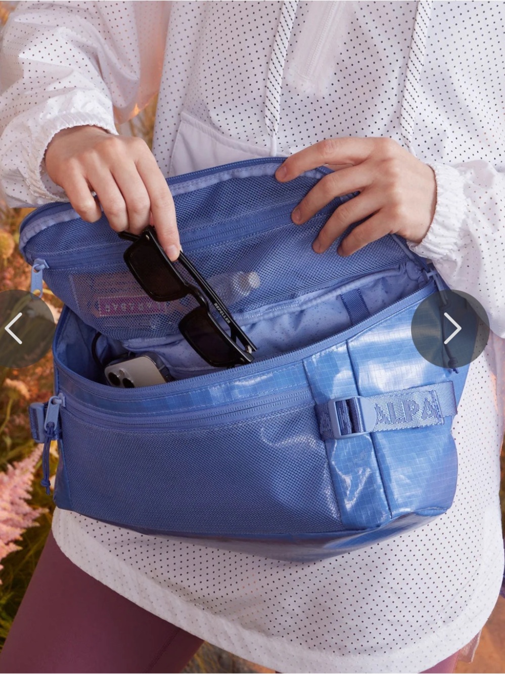 Calpak Terra Sling Bag in Glacier Blue